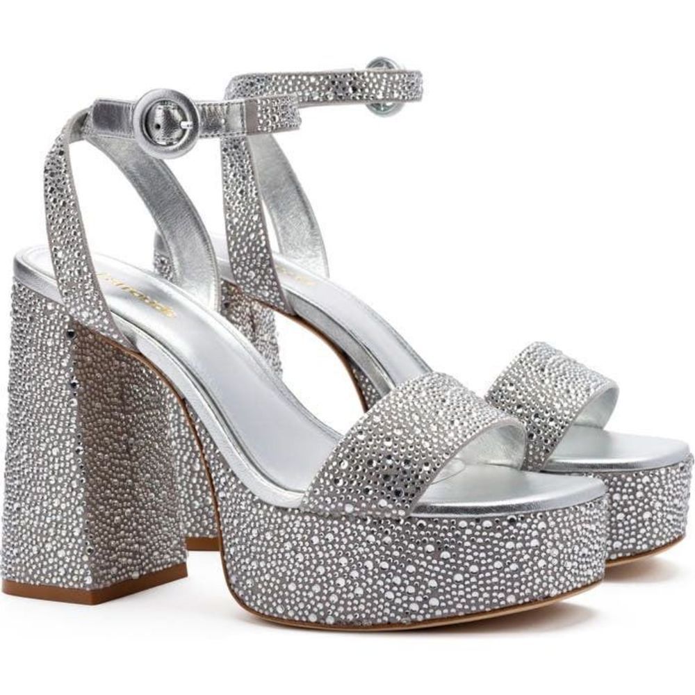 LARROUDÉ Dolly Ankle Strap Platform Sandal